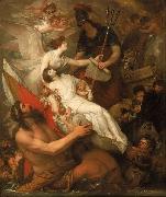 Benjamin West The Immortality of Nelson painting